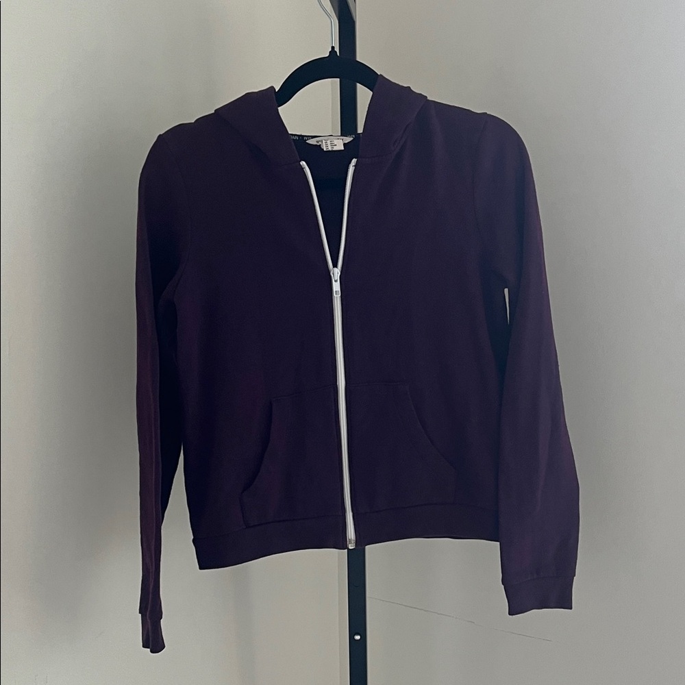 H&M Purple Zip-Up Hoodie